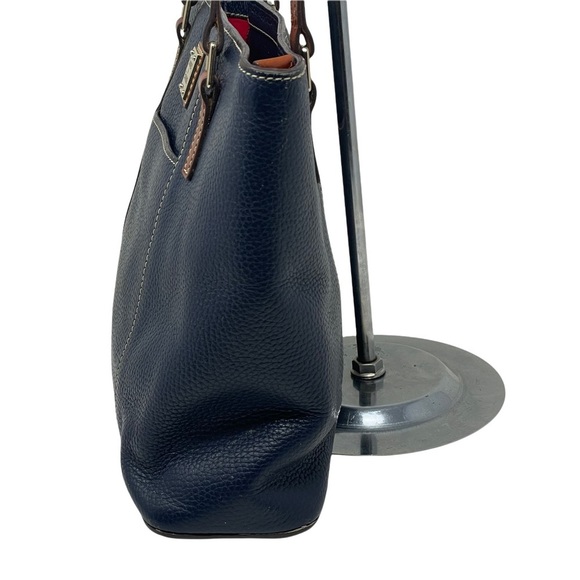 Dooney & Bourke Pebble Grain Leather Midnight Blue Lexington Purse - Picture 9 of 14